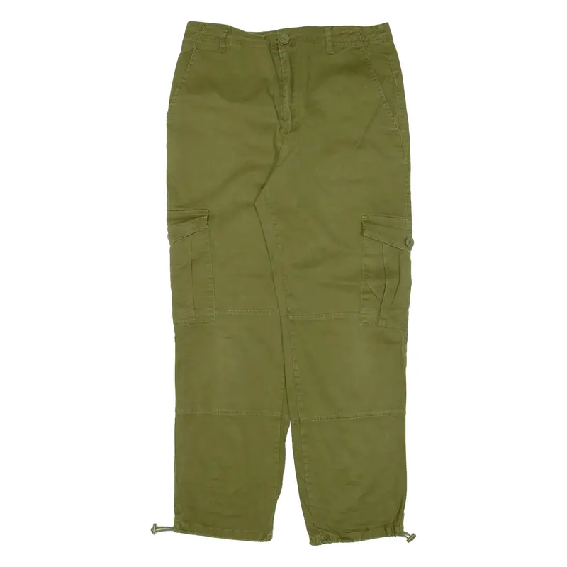 Cargo Womens Trousers Green Regular Tapered W31 L27 1