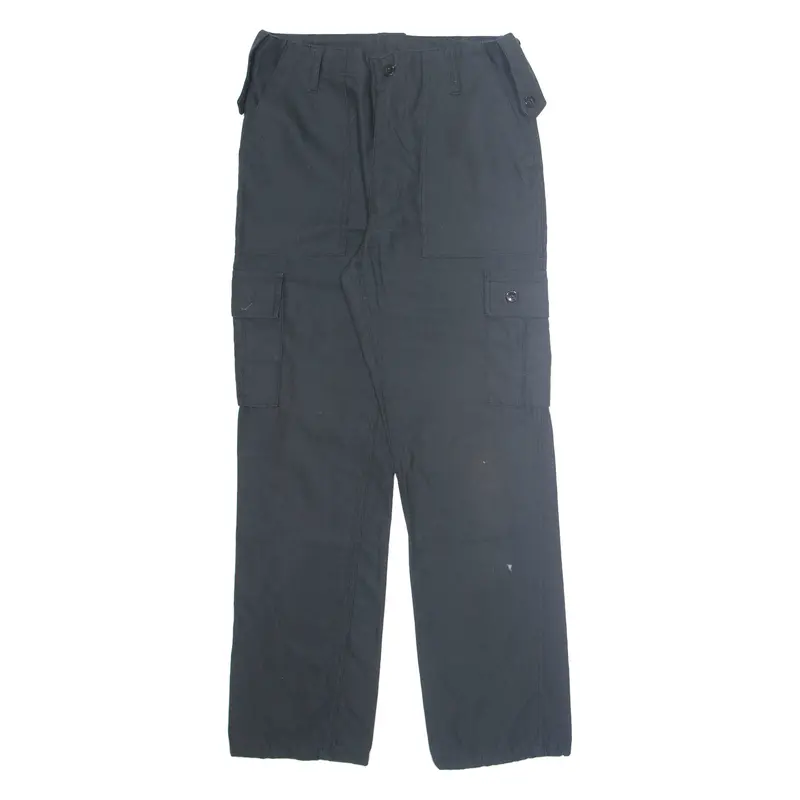 Cargo Workwear Mens Trousers Black Regular Straight W30 L31 1