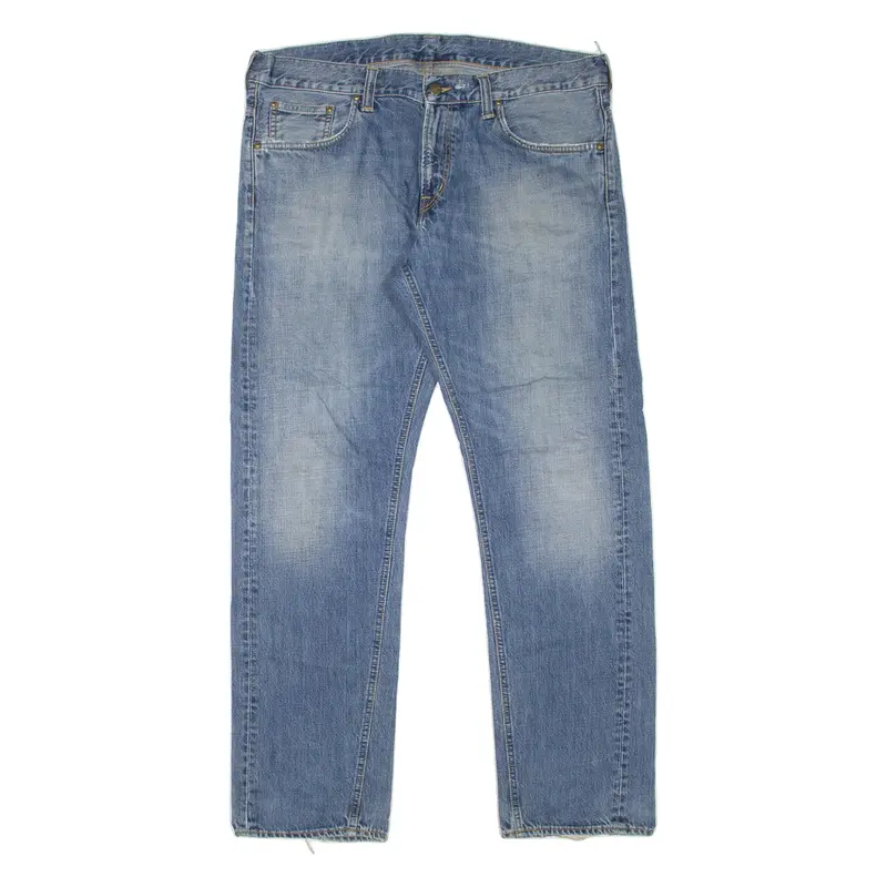 Carhartt Bronco Pant Mens Jeans Blue Regular Straight Stone Wash W36 L34 1