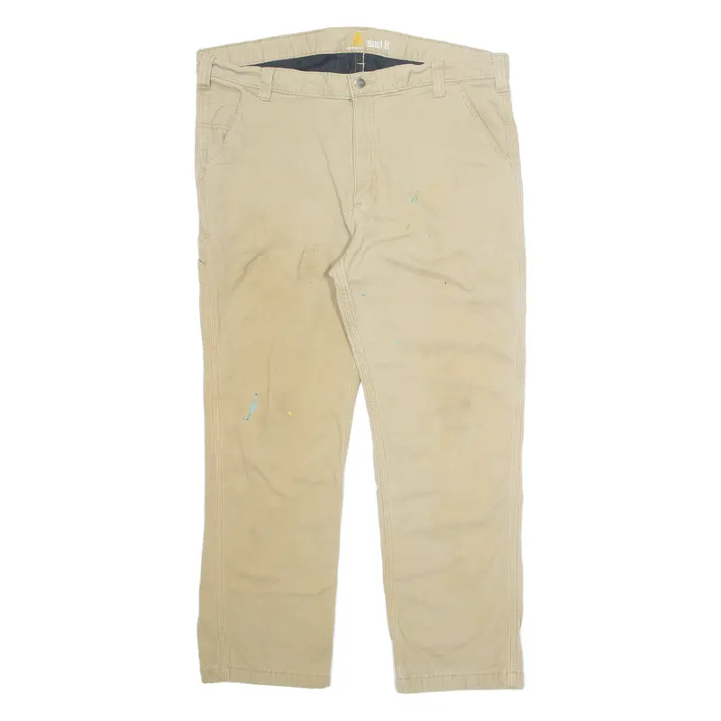 Carhartt Cargo Mens Trousers Beige Relaxed Straight W40 L30 1