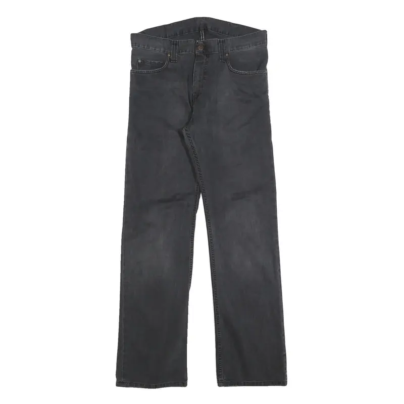 Carhartt Mens Jeans Black Regular Straight Denim W33 L32 Classic Workwear 1