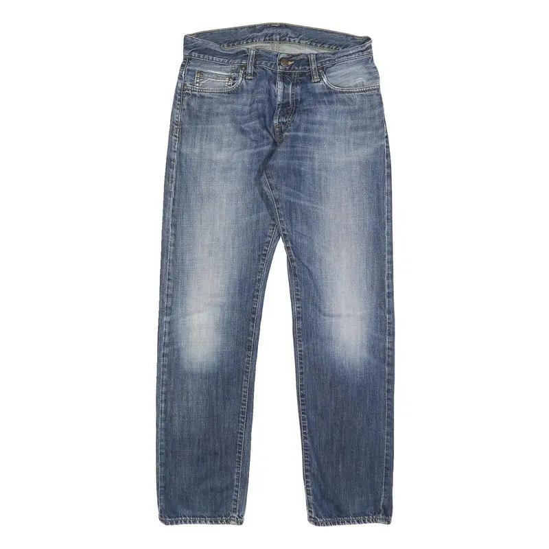 Carhartt Mens Jeans Blue Regular Straight Denim Light W29 L32 Casual Durable 1