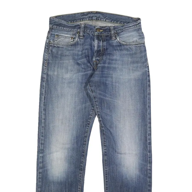 Carhartt Mens Jeans Blue Regular Straight Denim Light W29 L32 Casual Durable 2