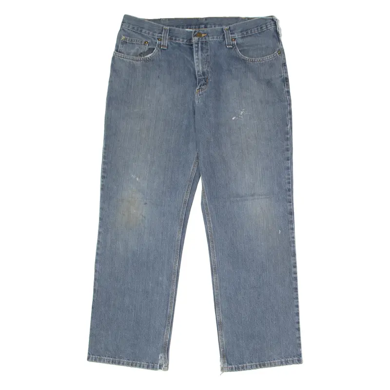 Carhartt Mens Jeans Blue Regular Straight W36 L30 1