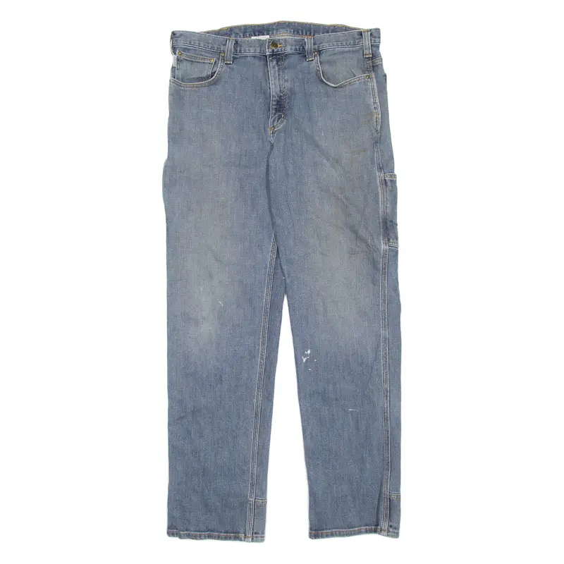 Carhartt Mens Jeans Blue Regular Straight W36 L34 1