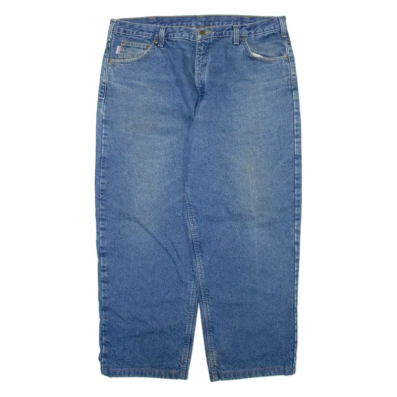 Carhartt Mens Jeans Blue Regular Straight W38 L25 1