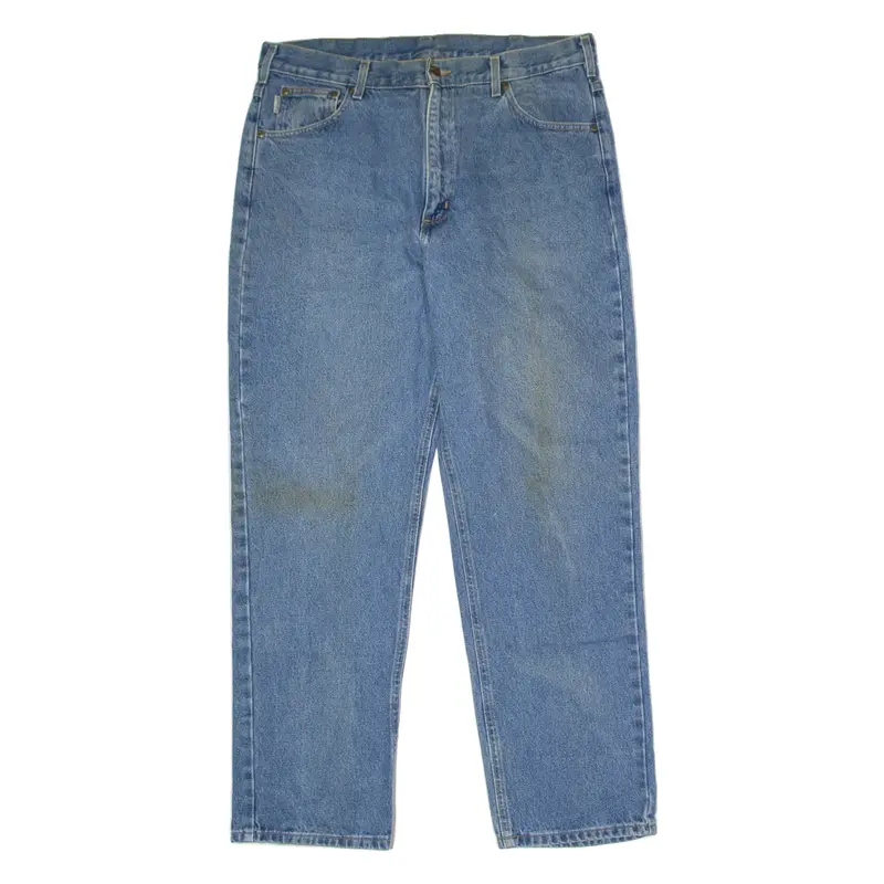 Carhartt Mens Jeans Blue Regular Straight W38 L32 1