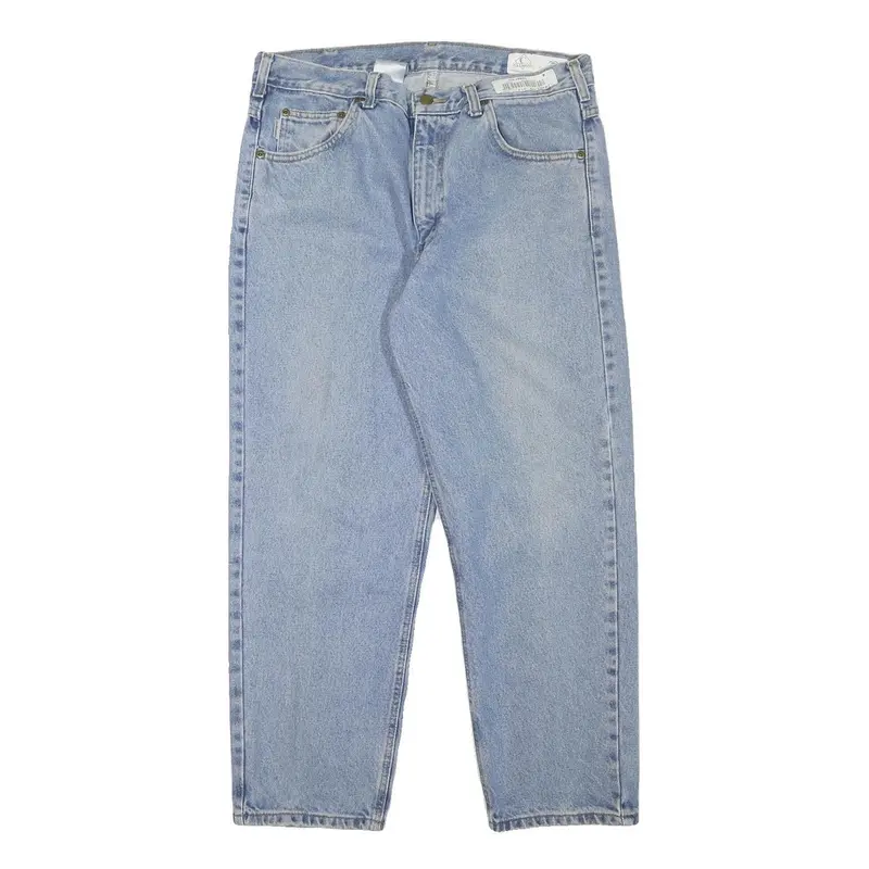 Carhartt Mens Jeans Blue Relaxed Straight Denim Medium W33 L27 Casual Workwear 1