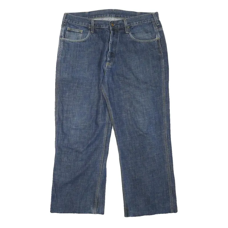 Carhartt Mens Jeans Blue Relaxed Straight Denim Medium W34 L25 Workwear Casual 1