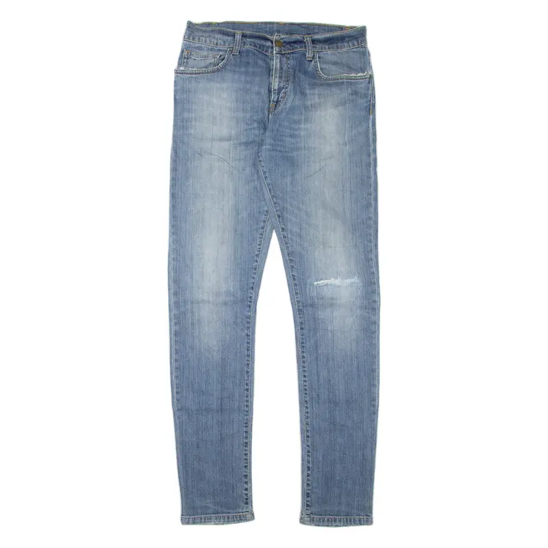 Carhartt Rebel Pant Mens Jeans Blue Slim Skinny Stone Wash W29 L32 1