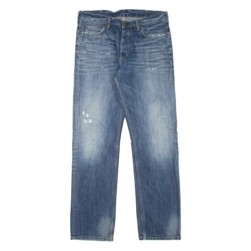 Carhartt Texas Pant Mens Jeans Blue Regular Straight Stone Wash W32 L34 1