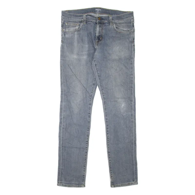 Carhartt Wip Rebellion Pant Mens Jeans Blue Slim Tapered W32 L32 1