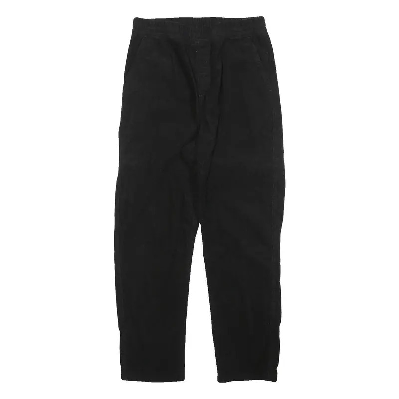 Carhartt Womens Black Cotton Blend Regular Drawstring Trousers W32 L30 Casual 1
