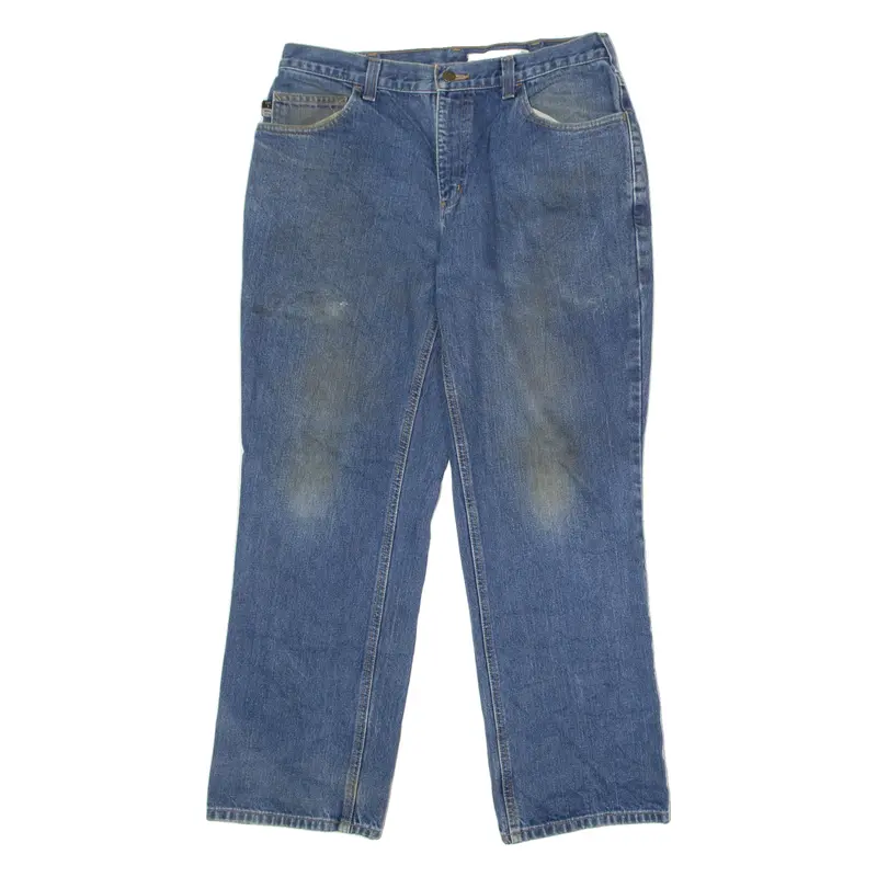 Carhartt Workwear Mens Jeans Blue Regular Straight W34 L30 1
