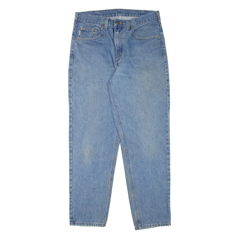 Carhartt Workwear Mens Jeans Blue Relaxed Tapered W30 L32 1