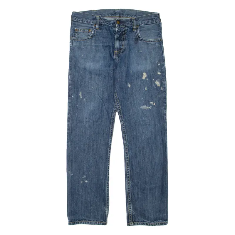 Carhartt Workwear Mens Jeans Blue Slim Straight W30 L28 1