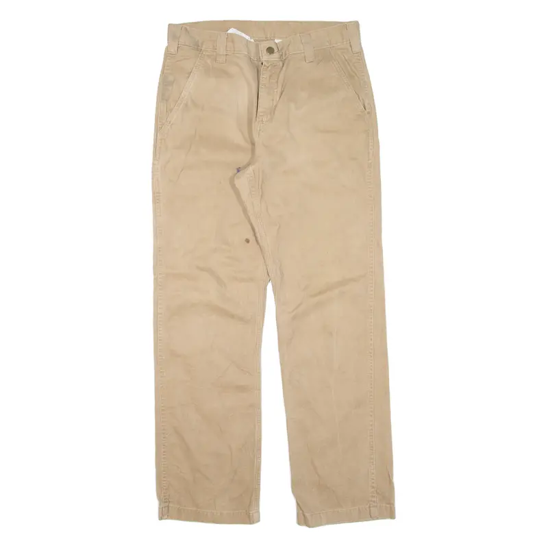 Carhartt Workwear Mens Trousers Beige Relaxed Straight W31 L30 1