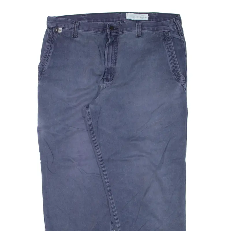 Carhartt Workwear Mens Trousers Blue Loose Straight W38 L29 2