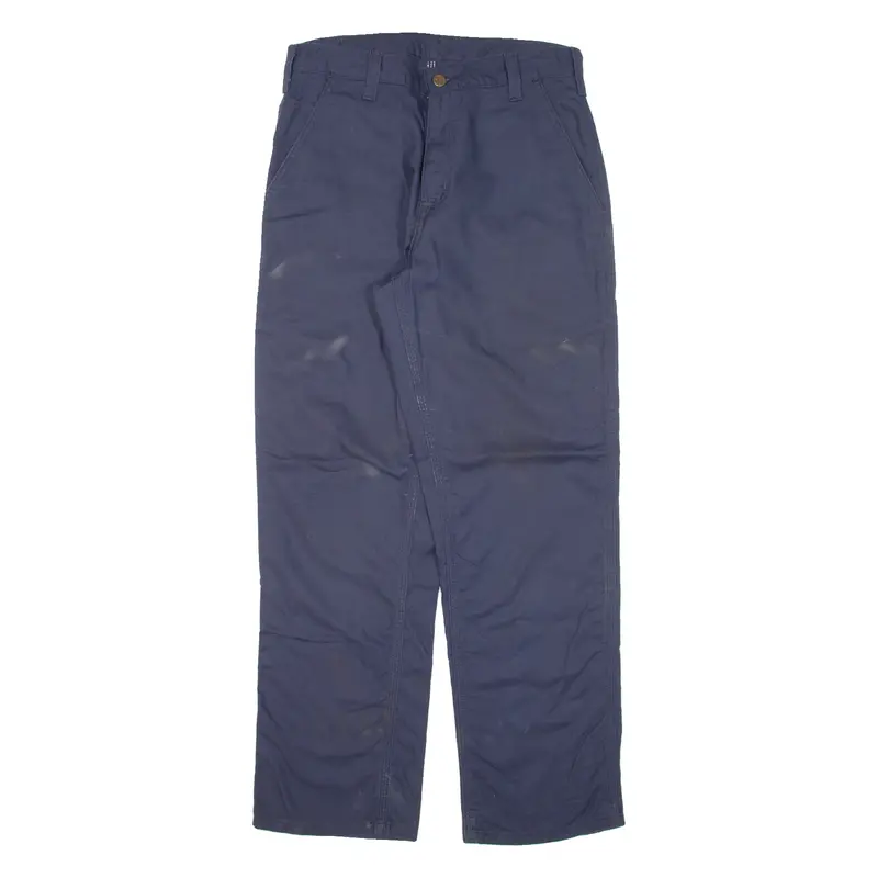 Carhartt Workwear Mens Trousers Blue Regular Straight W30 L30 1