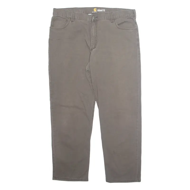 Carhartt Workwear Mens Trousers Grey Relaxed Straight W40 L29 1