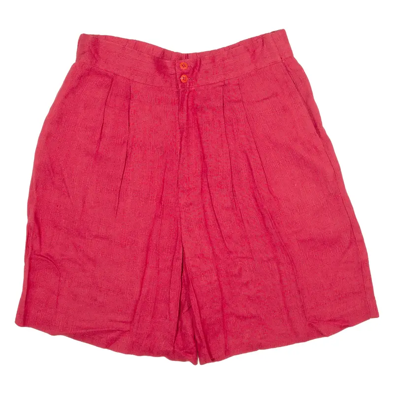 Casual Corner Womens Casual Shorts Red Loose 90S M W30 1