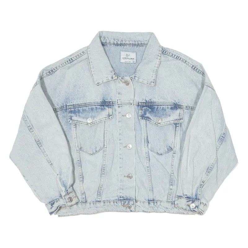 Cavallone Cropped Womens Denim Jacket Blue S 1