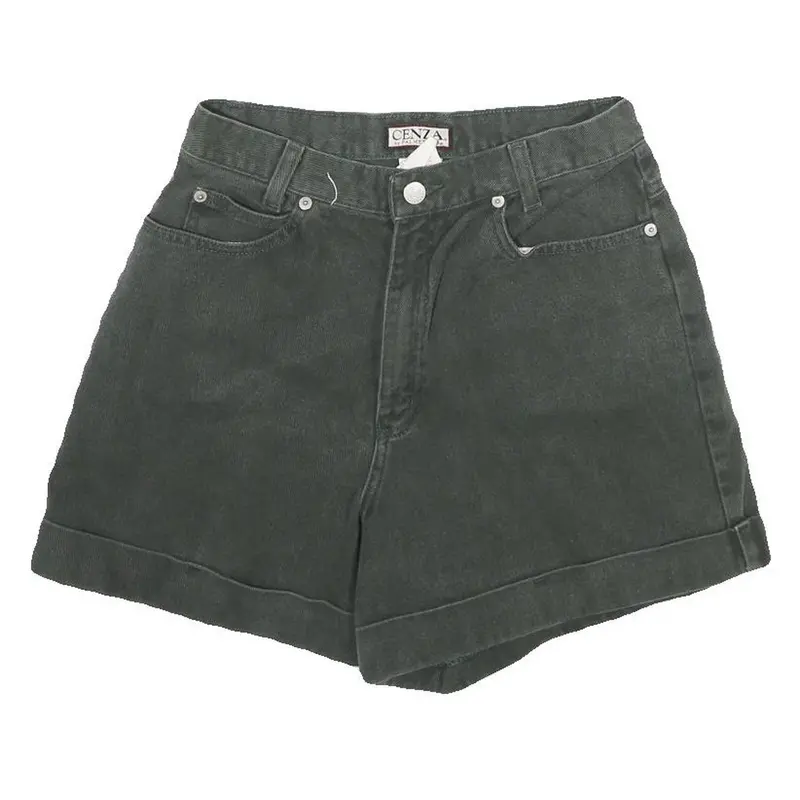 Cenza Womens Shorts Black Casual Cotton S W28 Summer Wear 1