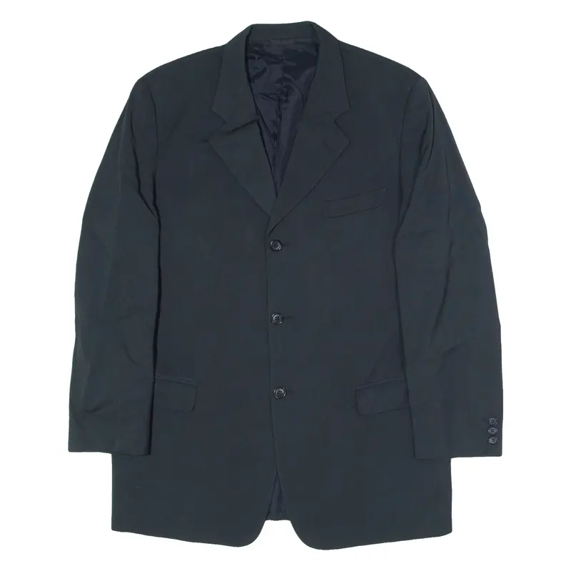 Cerruti Mens Blazer Jacket Black Wool Xl 1