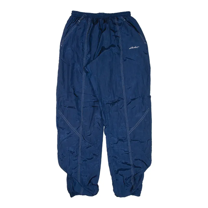Chalet Mens Track Pants Blue Nylon Tapered M W26 L32 1