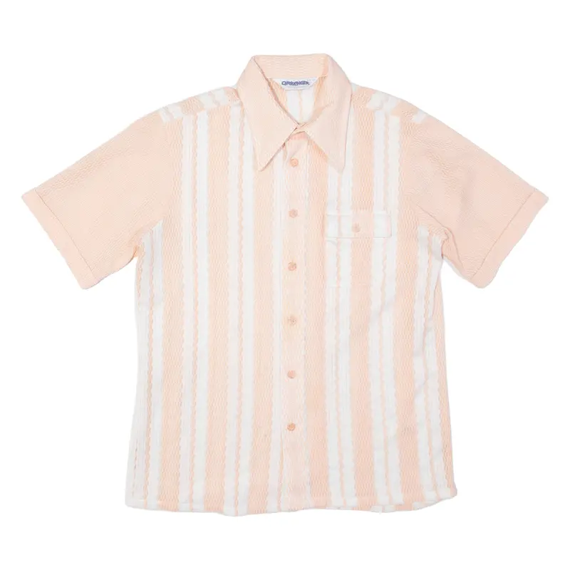 Challenger Boys Flannel Shirt Orange Striped L 1