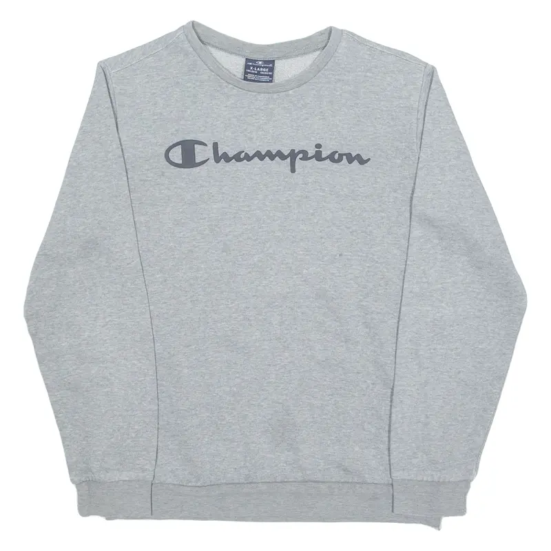 Champion Boys Sweatshirt Grey Crew Neck Xl 1