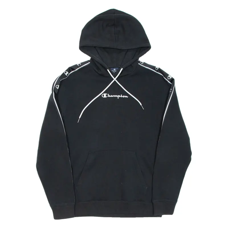Champion Mens Black Hoodie M 1