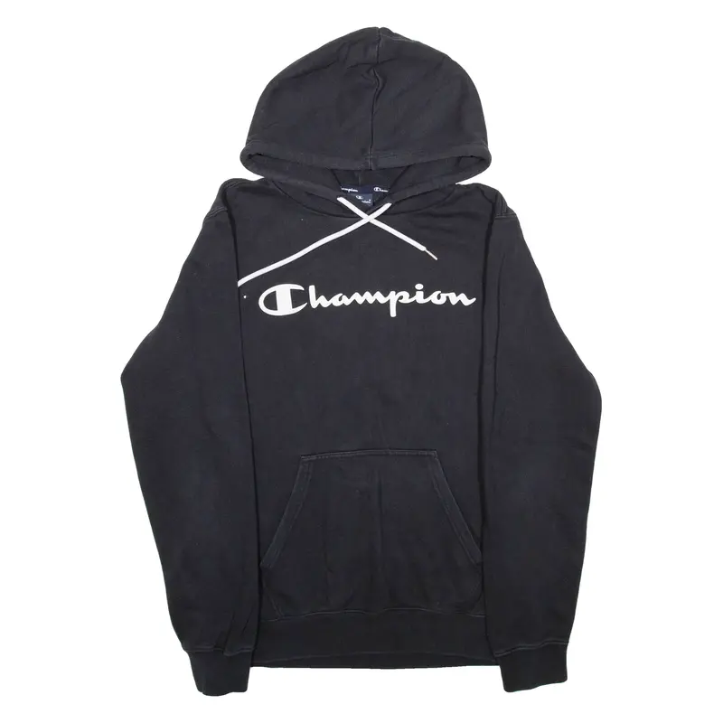 Champion Mens Black Hoodie M 1