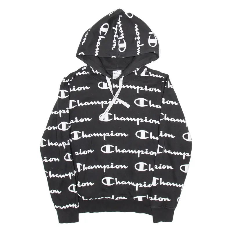 Champion Mens Black Hoodie M 1