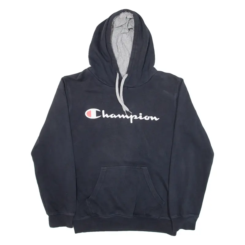 Champion Mens Blue Hoodie S 1