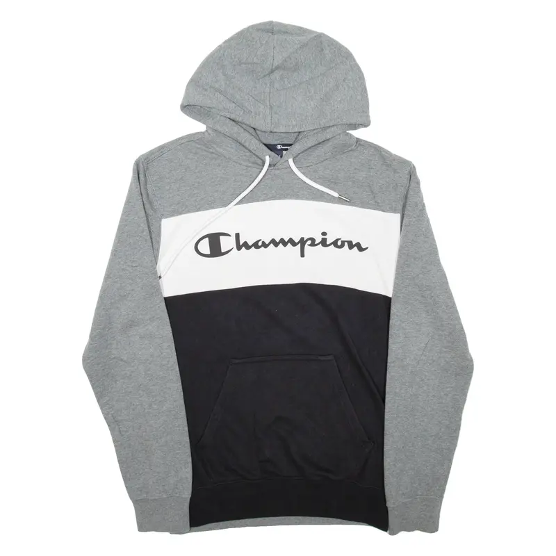Champion Mens Grey Hoodie S 1