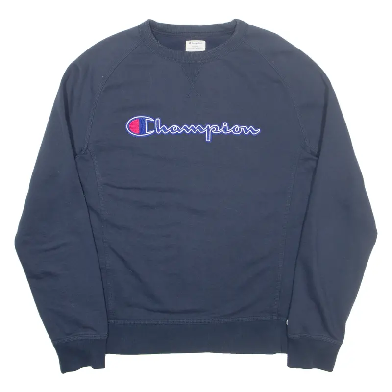 Champion Mens Sweatshirt Blue M 1