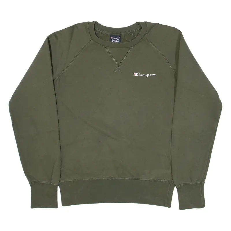 Champion Mens Sweatshirt Green Xs 1