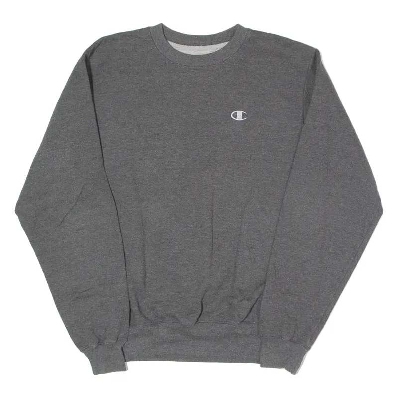 Champion Mens Sweatshirt Grey Crew Neck S 1