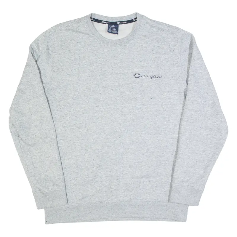 Champion Mens Sweatshirt Grey L 1