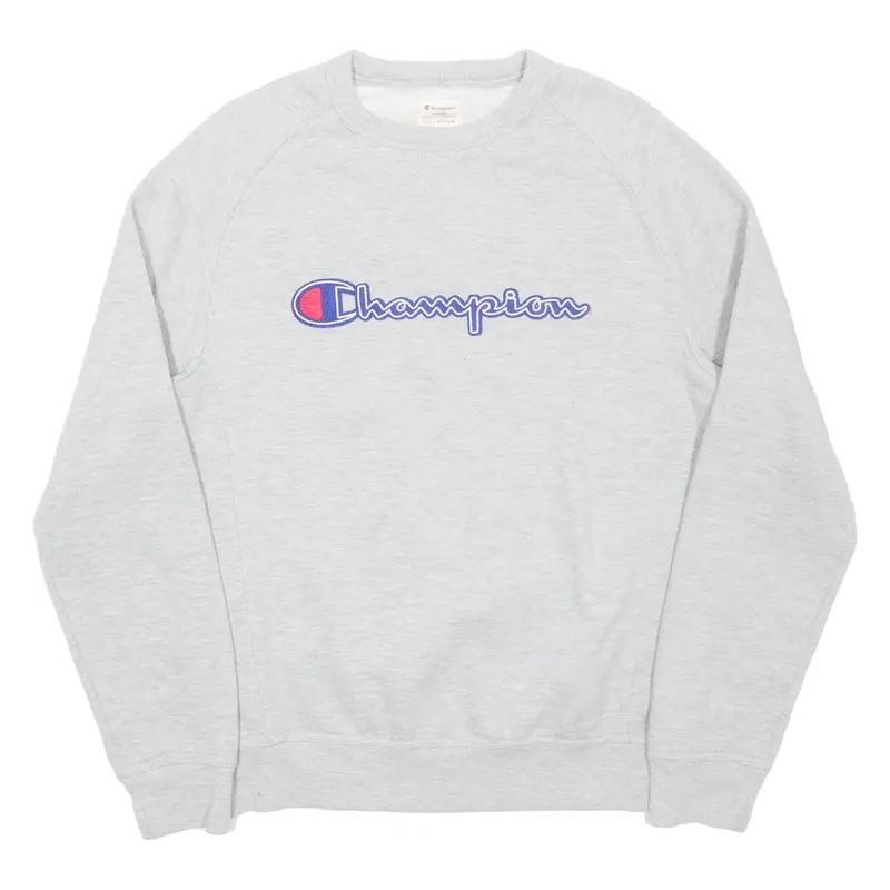 Champion Mens Sweatshirt Grey M 1