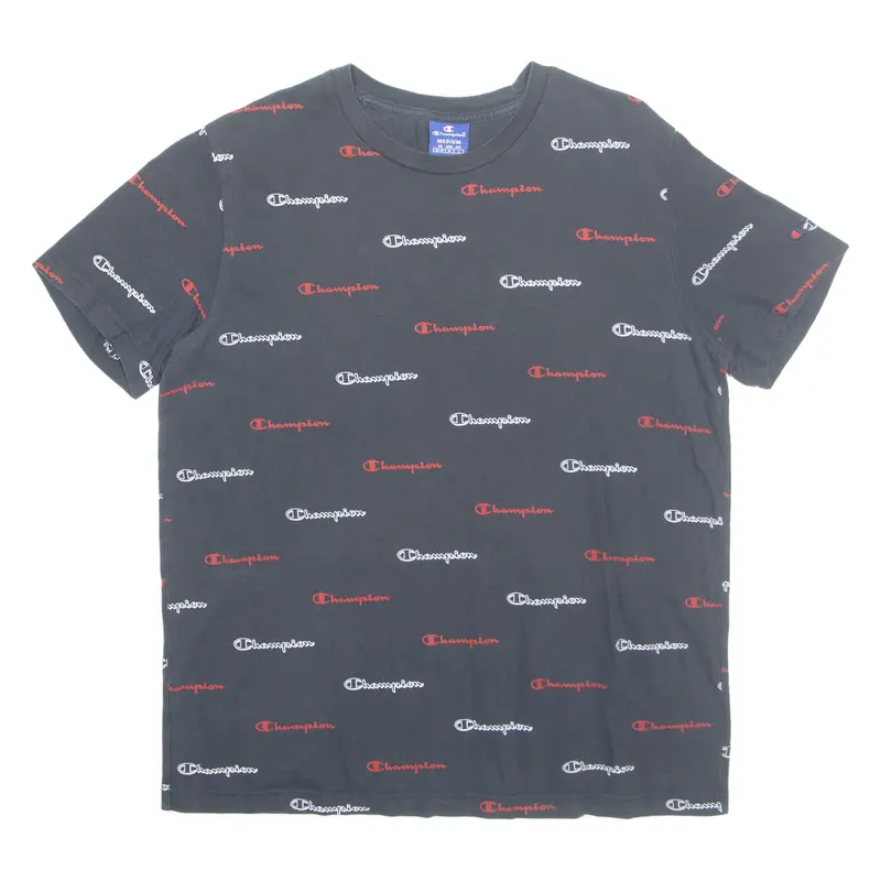 Champion Mens T-Shirt Black M 1