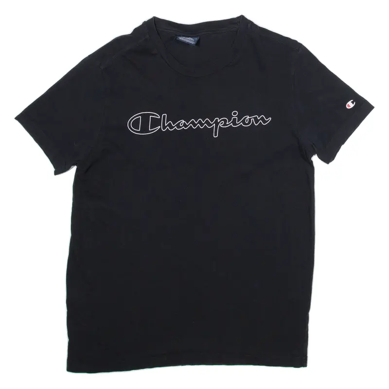 Champion Mens T-Shirt Black S 1
