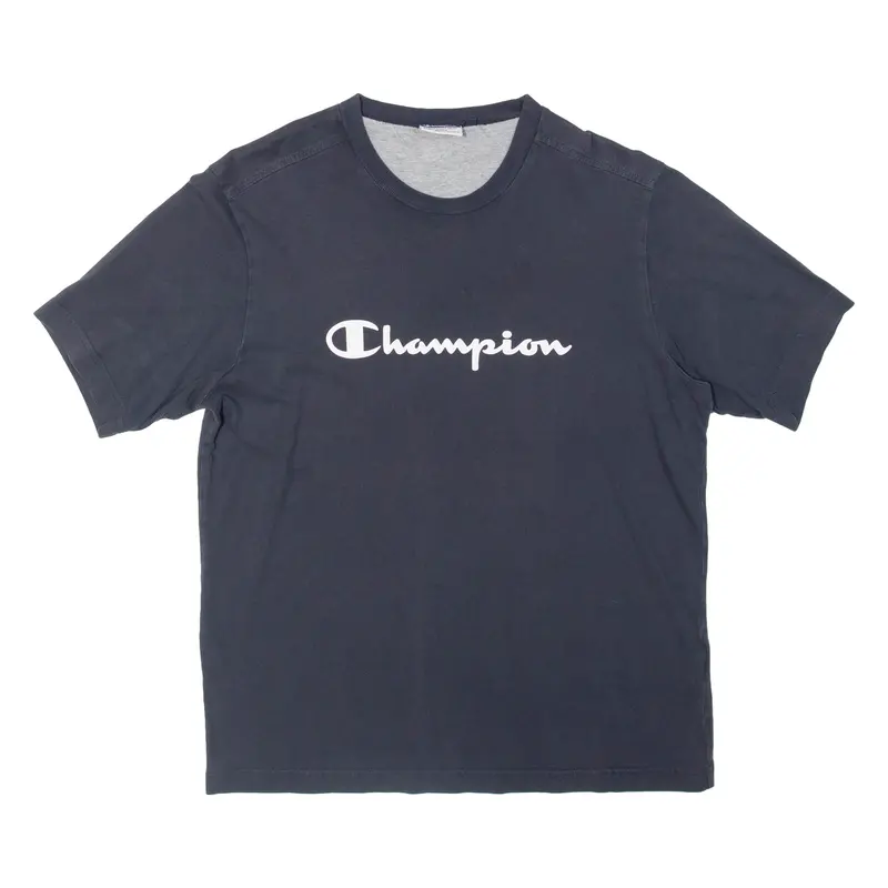 Champion Mens T-Shirt Blue L 1