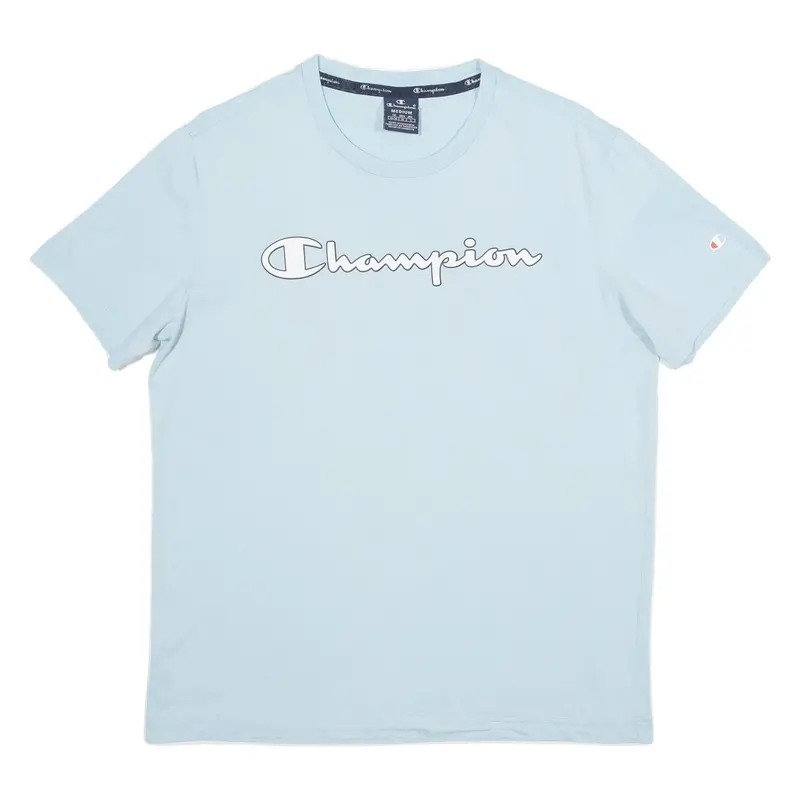 Champion Mens T-Shirt Blue M 1