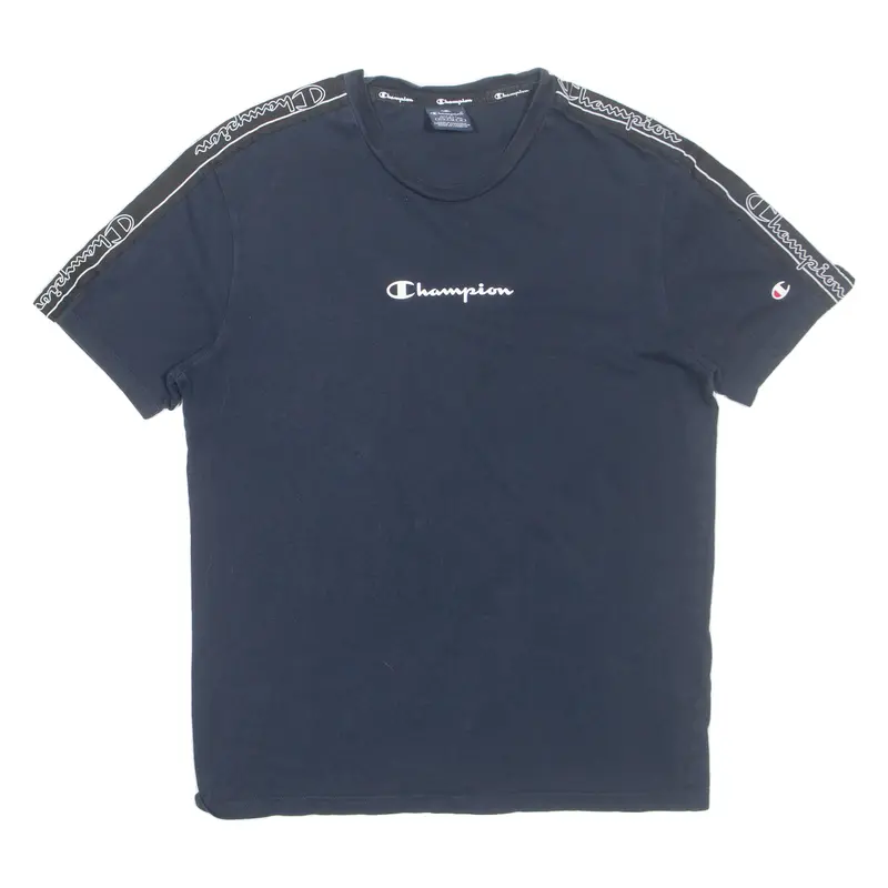 Champion Mens T-Shirt Blue S 1