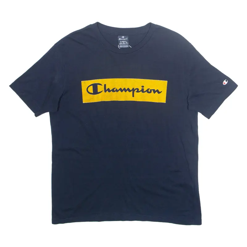 Champion Mens T-Shirt Blue Xs 1