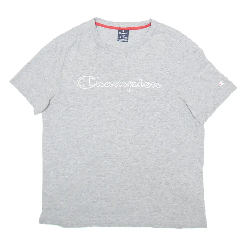 Champion Mens T-Shirt Grey L 1