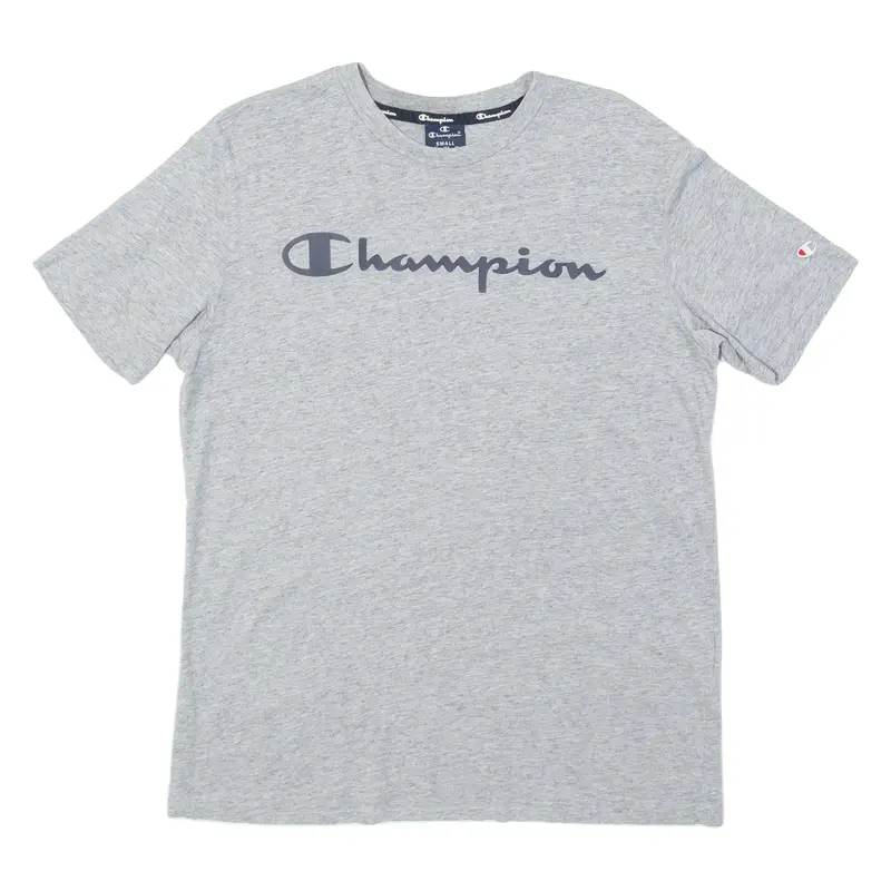 Champion Mens T-Shirt Grey S 1
