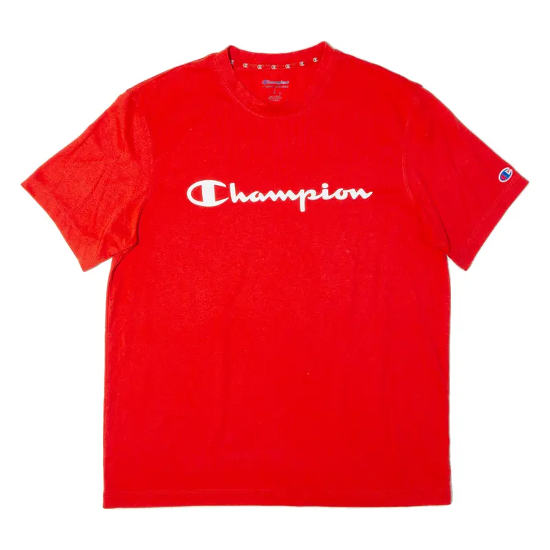 Champion Mens T-Shirt Red L 1